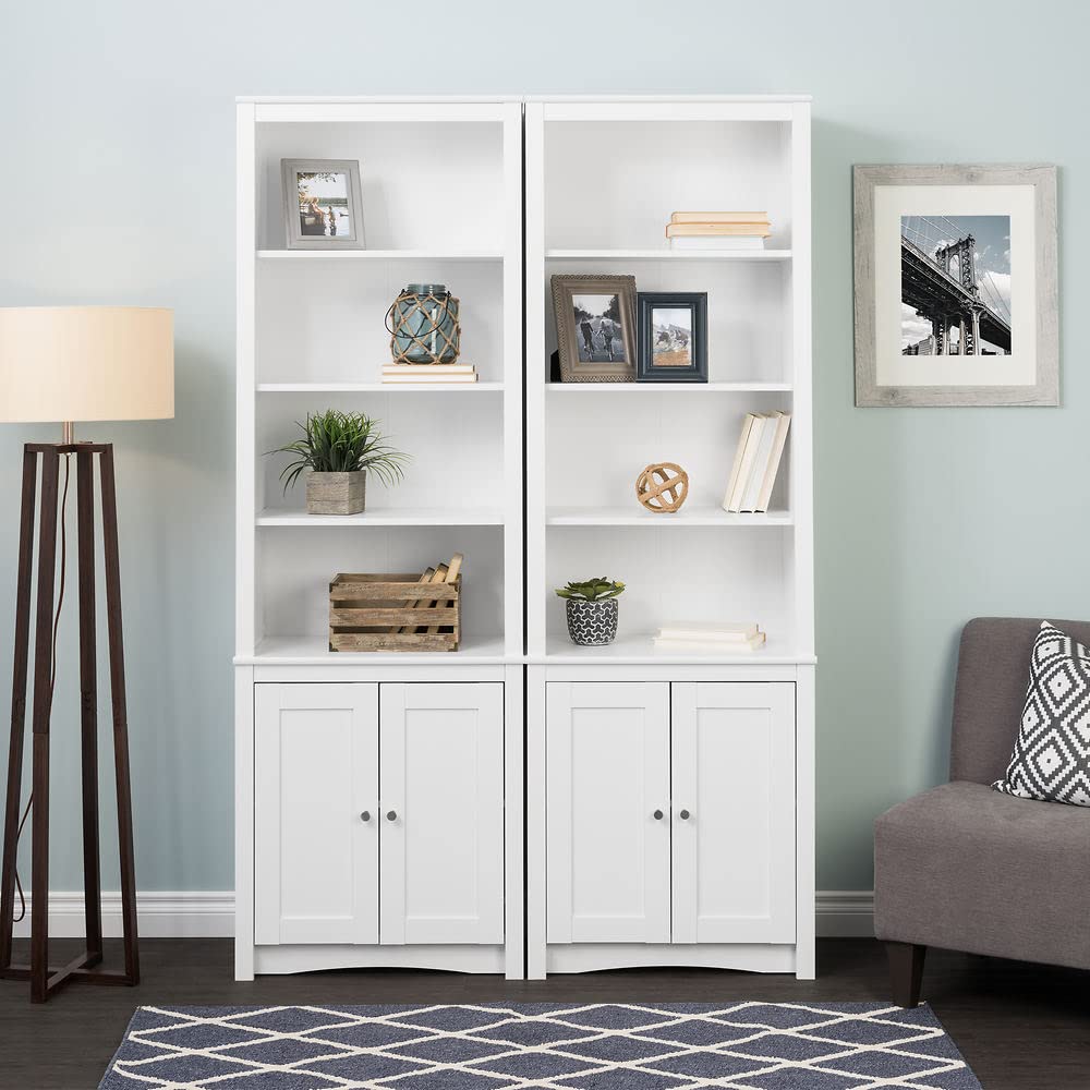 Prepac Sonoma Tall 6-Tier Bookcase 80