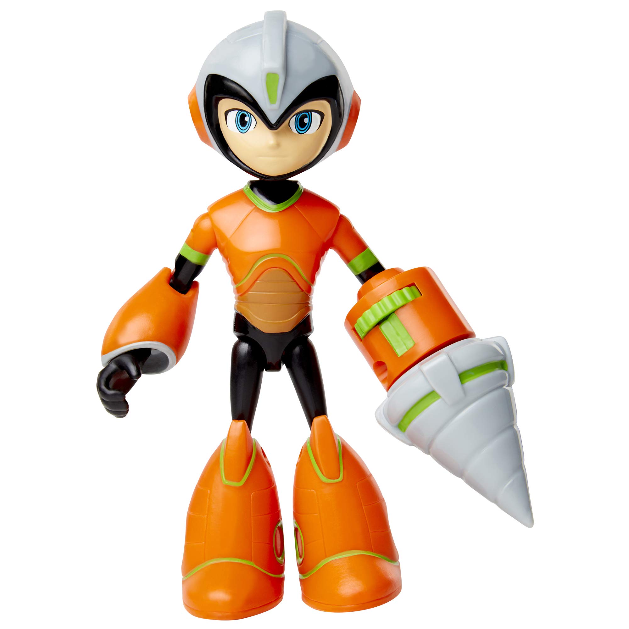 Fully Charged Deluxe Drill Man Articulated Action Figure with Spinning Drill & Break-Apart Boulder - Inspired by the New Show | Perfect for Collectors & Kids Play | STEM Toy for Creative Role-Playing Adventures