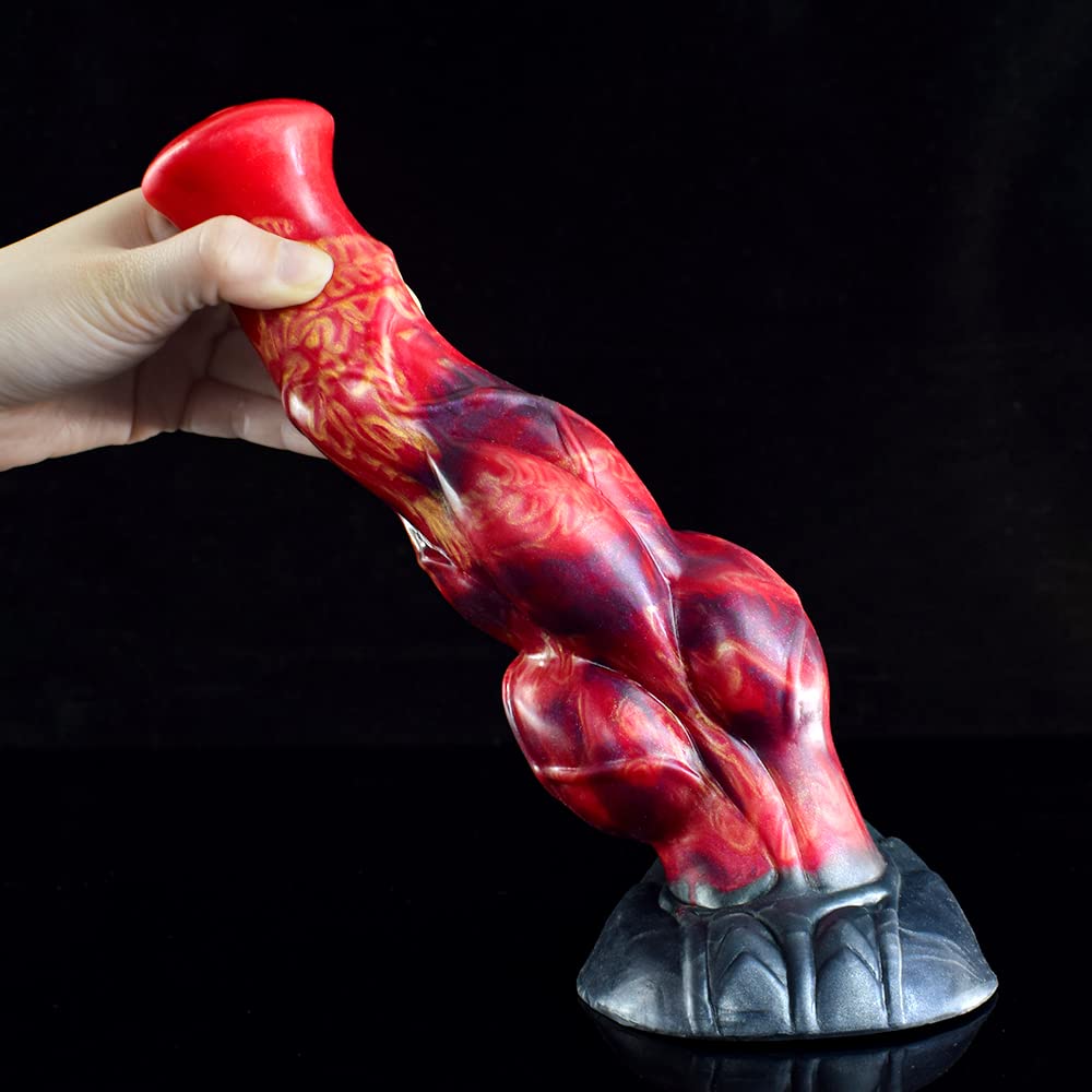 Premium Liquid Silicone Horse Dildo with Strong Suction Cup - Realistic Animal Sex Toy for Adults | BeHorny | Perfect for Solo Play, Couples & BDSM Scenes
