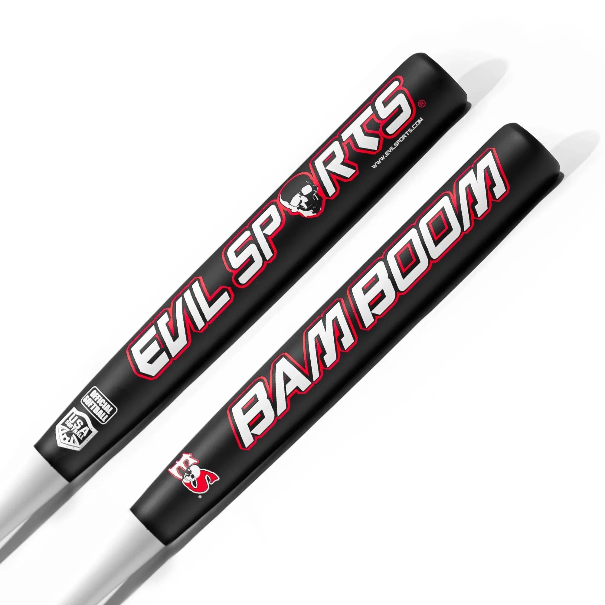 Evil Sports BamBoom OG Hybrid Wood USA/ASA Slowpitch Softball Bat - Perfect for Competitive Games & Training Sessions
