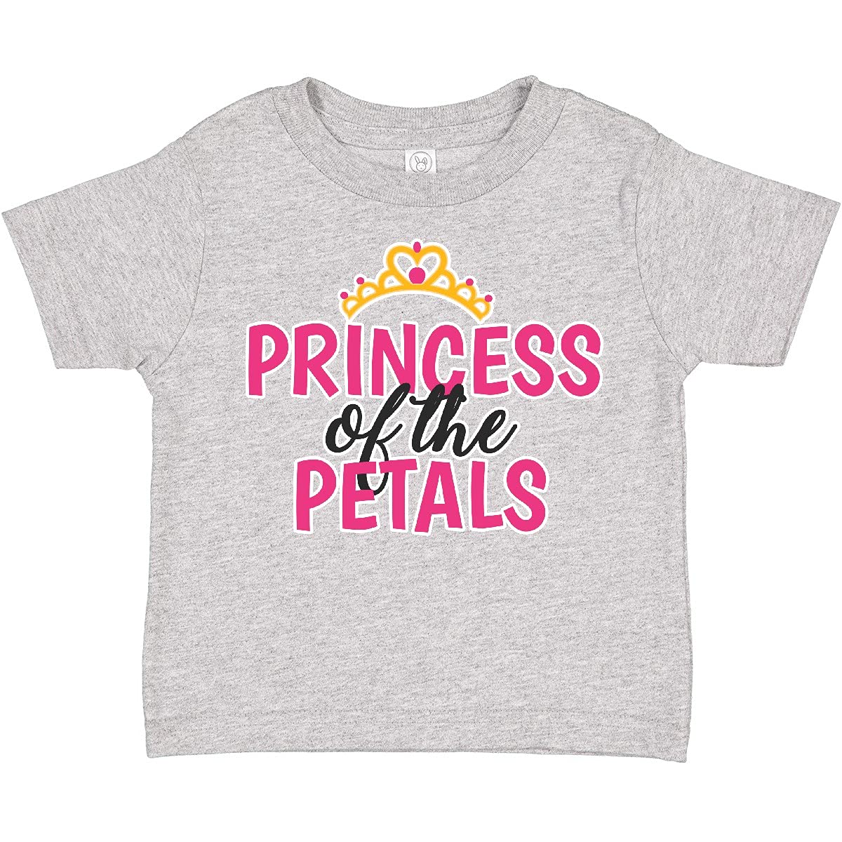 Princess of Petals Crown Toddler T-Shirt - Perfect for Birthday Parties