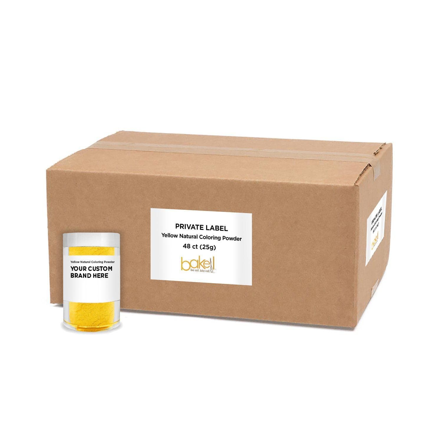 All Natural Yellow Petal Dust for Baking & Cake Decorating - Premium Private Label Edible Glitter for Wedding Cakes, Cupcakes & Desserts