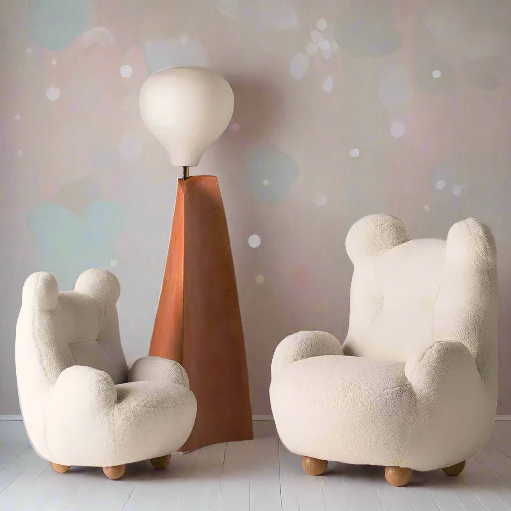 Cozy Bear-Shaped Sofa Chair for Kids - Soft Plush Nursery Armchair for Toddler's Room, Playroom & Bedroom - Perfect for Reading, Relaxing & Playtime