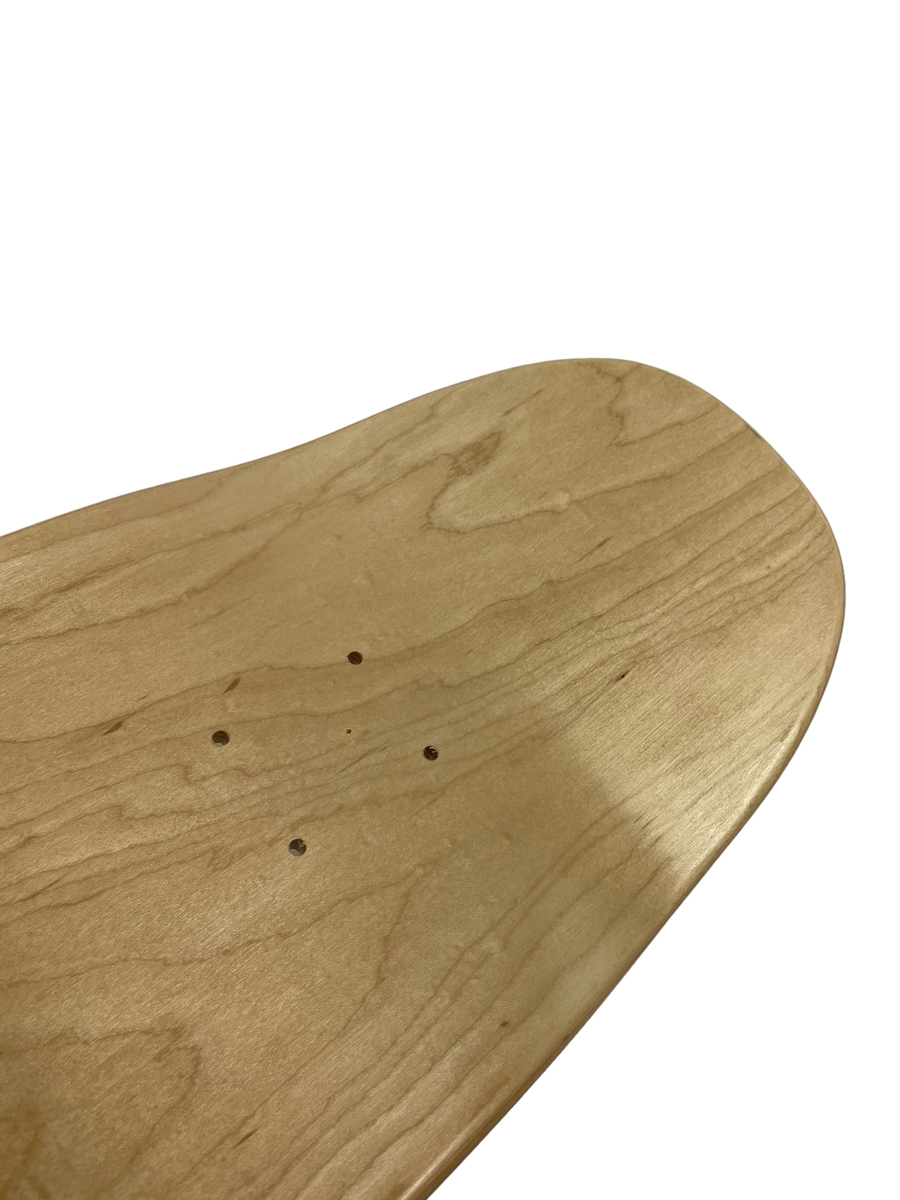 BLUNT Pool Shape Hardrock Skateboard Blank Natural 8.625