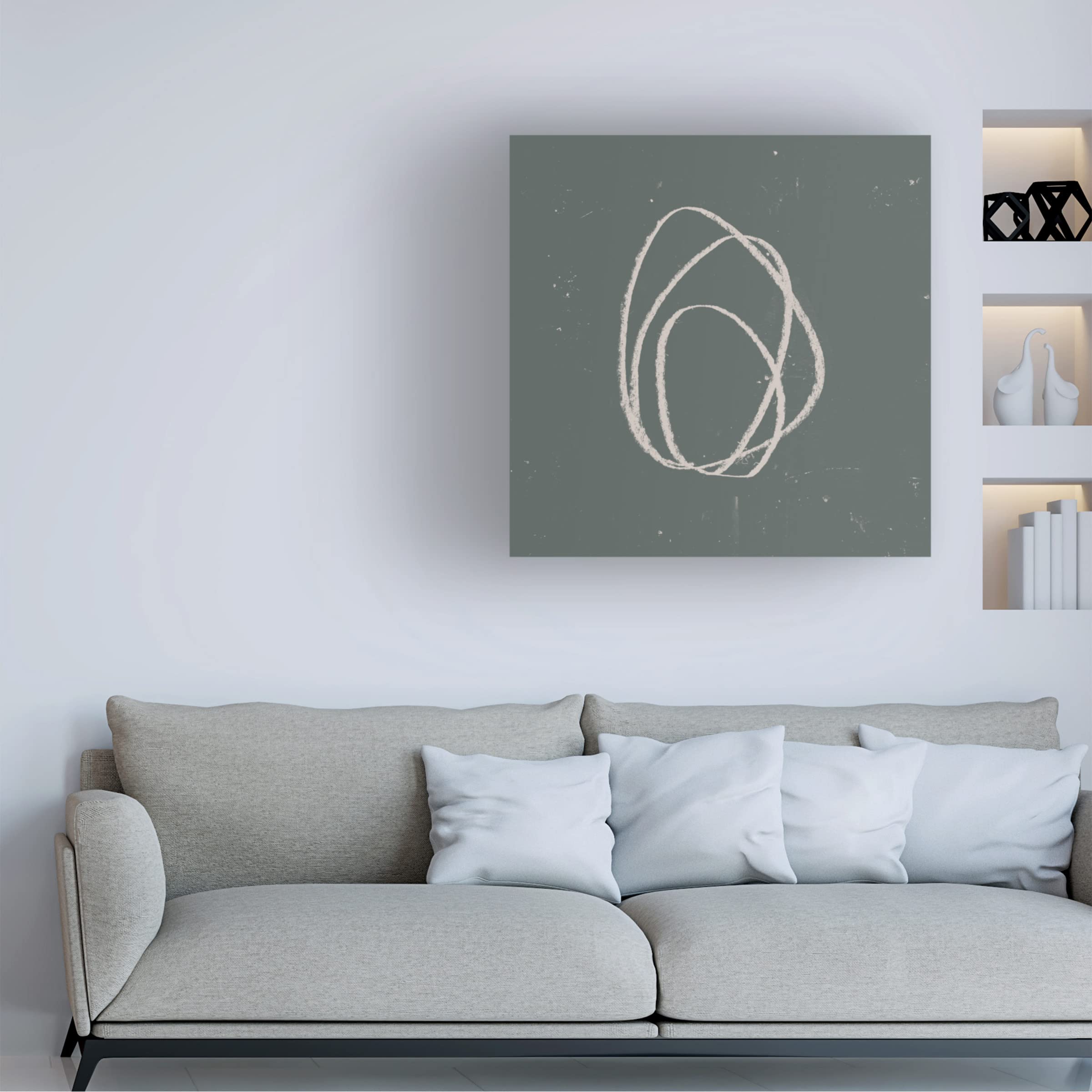 Jacob Green 'Rock Clutch II' Canvas Wall Art Print - Modern Home Decor for Living Room, Bedroom & Office | Trademark Fine Art Collection