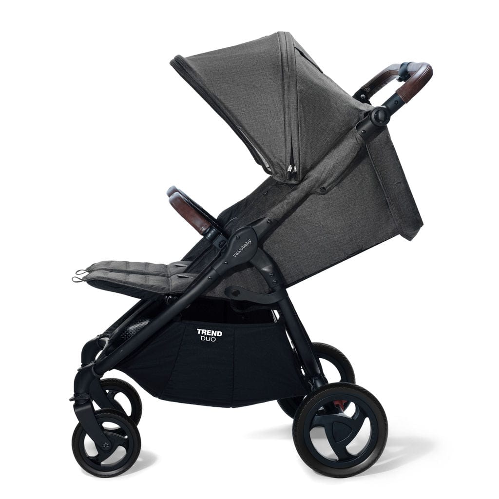 Valco Baby Duo Trend Double Stroller - Lightweight Compact Side by Side Stroller for Twins & Toddlers | Perfect for Shopping, Travel & Outdoor Adventures