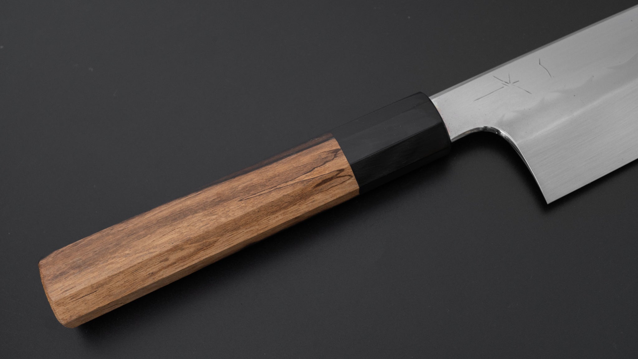 Premium Hitohira Togashi White #1 Notaremon Mizu Honyaki Gyuto 240mm Chef Knife - Kurokaki Persimmon Handle with Saya (#111) - Japanese Kitchen Knife for Professional Chefs & Home Cooking, Perfect for Slicing, Dicing & Precision Cutting