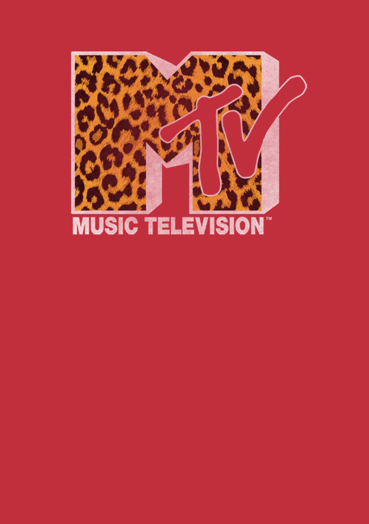Men's MTV Cheetah Print Sweatshirt - Casual Streetwear