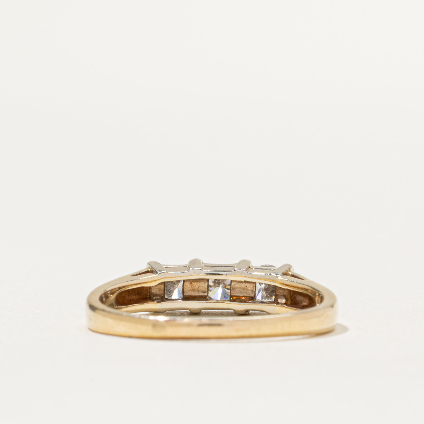 0.50ctw Three Stone Tension Set Diamond Ring for Women | Size 8.75 | Elegant Engagement & Wedding Band | Perfect for Proposals, Anniversaries & Special Occasions