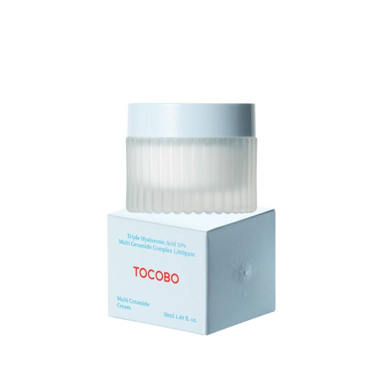 TOCOBO Multi Ceramide Moisturizing Cream 50mL - Deep Hydration for Dry & Sensitive Skin - Perfect for Night Care & Daily Skincare Routine