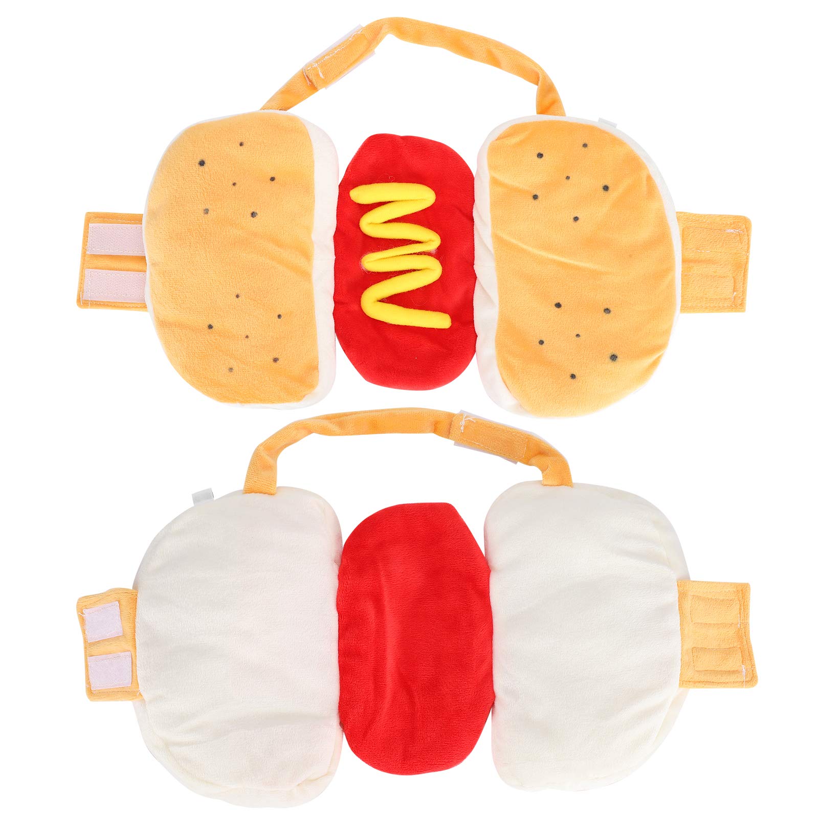 EBTOOLS Funny Pet Clothes - Cute Hamburger Style Dog & Cat Sweater - Warm Winter Outfit for Small Medium Large Pets - Perfect for Indoor Outdoor Play & Photo Shoots