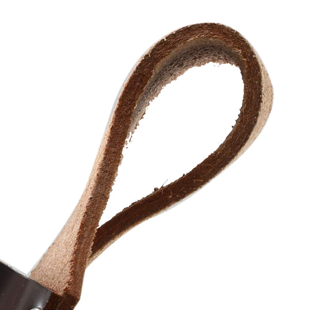Premium Japanese Leather Bonsai Scissors Holster - Dark Brown Garden Tool Pouch with Belt Clip & Loop - Handmade in Japan - Perfect for Bonsai Pruning, Gardening & Landscaping Tools