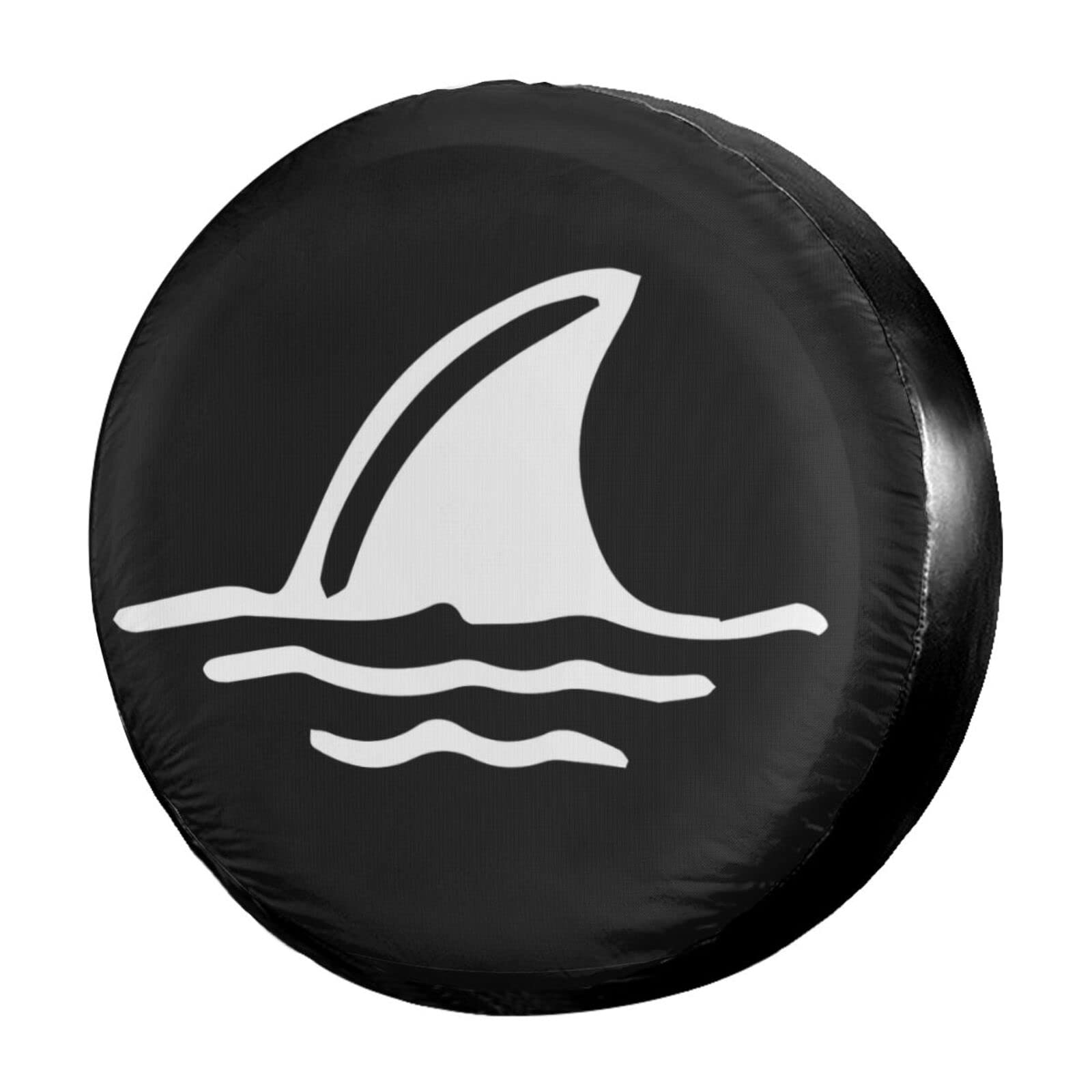 14 Inch Shark Fin Spare Tire Cover - Waterproof & Dust-Proof Wheel Protector for Trailers, RVs, SUVs | Perfect for Outdoor Adventures & Road Trips