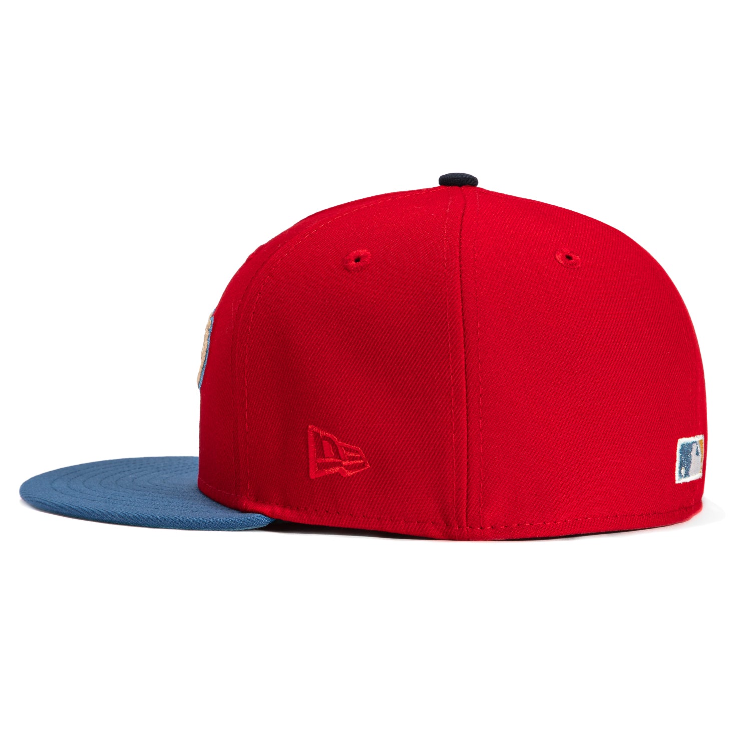 New Era 59Fifty San Francisco Giants Battle of the Bay Patch Script Snapback Hat - Red & Indigo Baseball Cap for Men & Women - Perfect for Games, Fan Gear & Streetwear Fashion