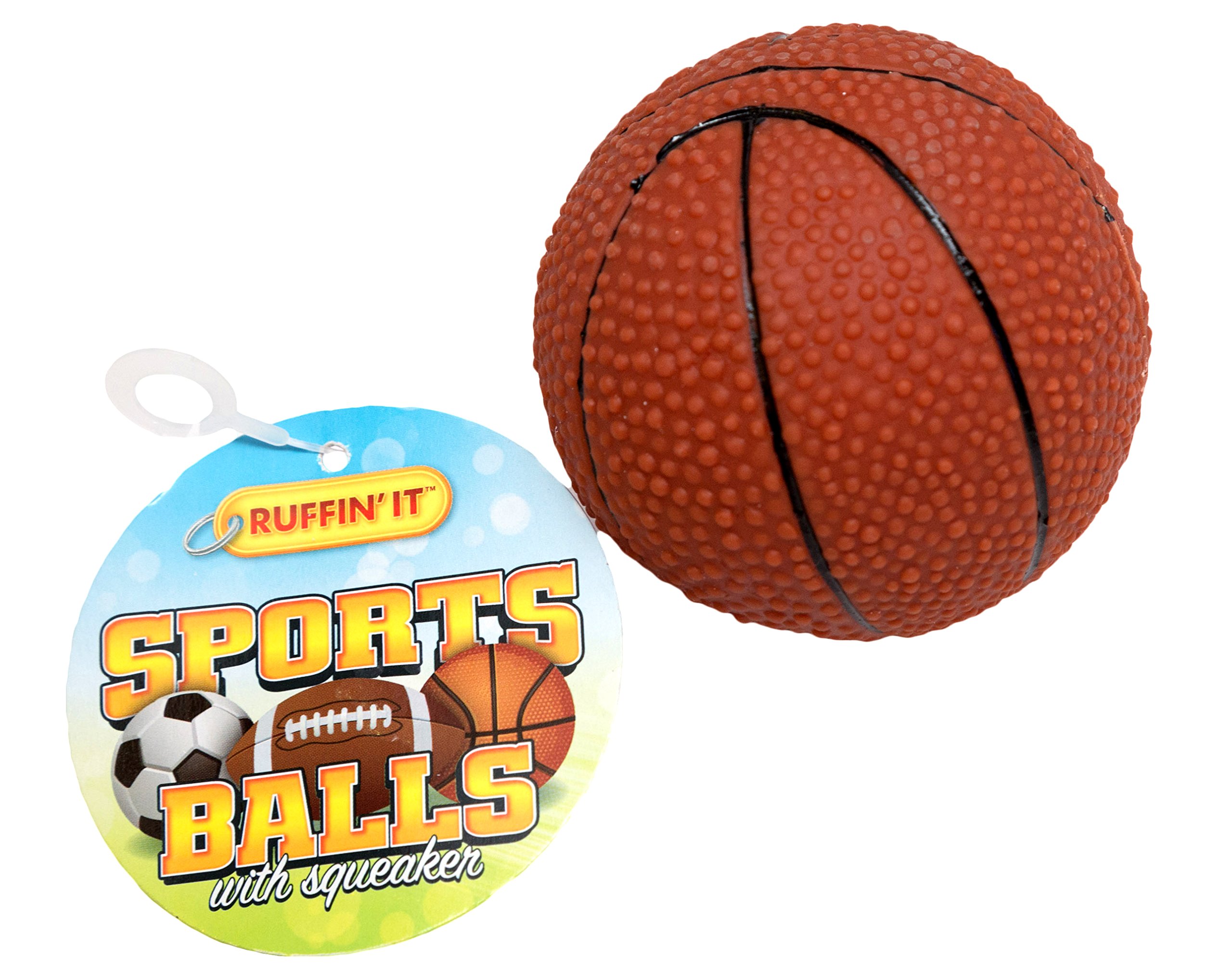 Ruffin It Air Foam Sports Ball - Durable Outdoor Play Ball for Dogs & Kids (Styles Vary) - Perfect for Backyard Games, Beach Fun & Training Exercises