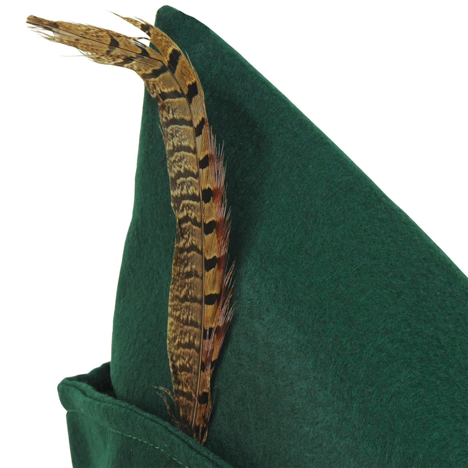 12 Pack Beistle Felt Robin Hood Hats for Adults & Kids - Medieval Costume Accessories for Halloween, Cosplay, and Renaissance Fairs