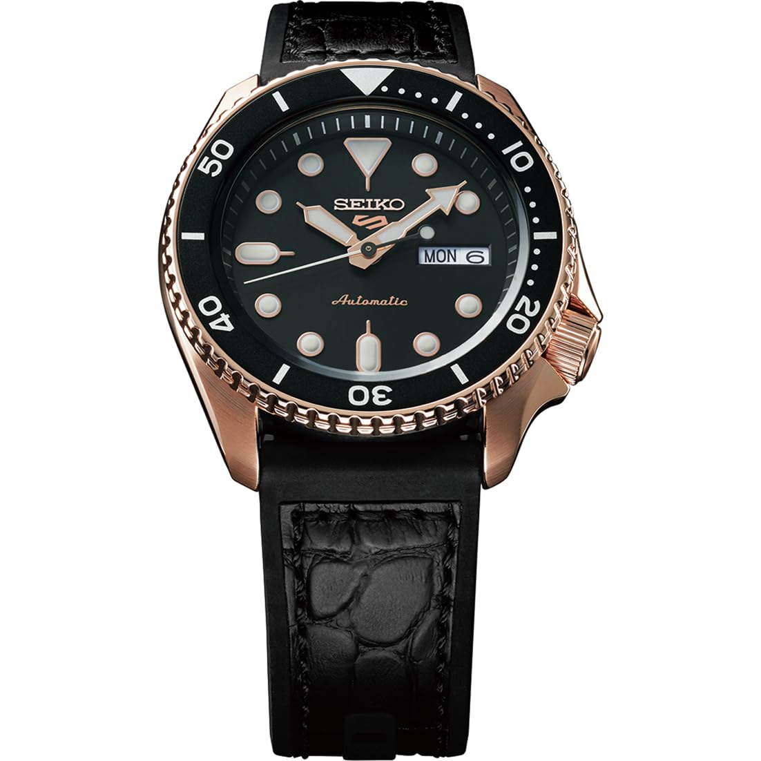 Seiko 5 Sports SKX Automatic Men's Diver Watch - Stainless Steel Case, Water Resistant, Day/Date Display - Perfect for Diving, Swimming & Everyday Wear