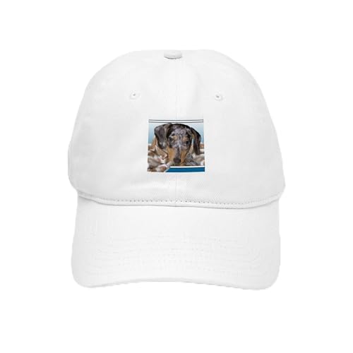 White - Speckled Dachshund Dogs Cap