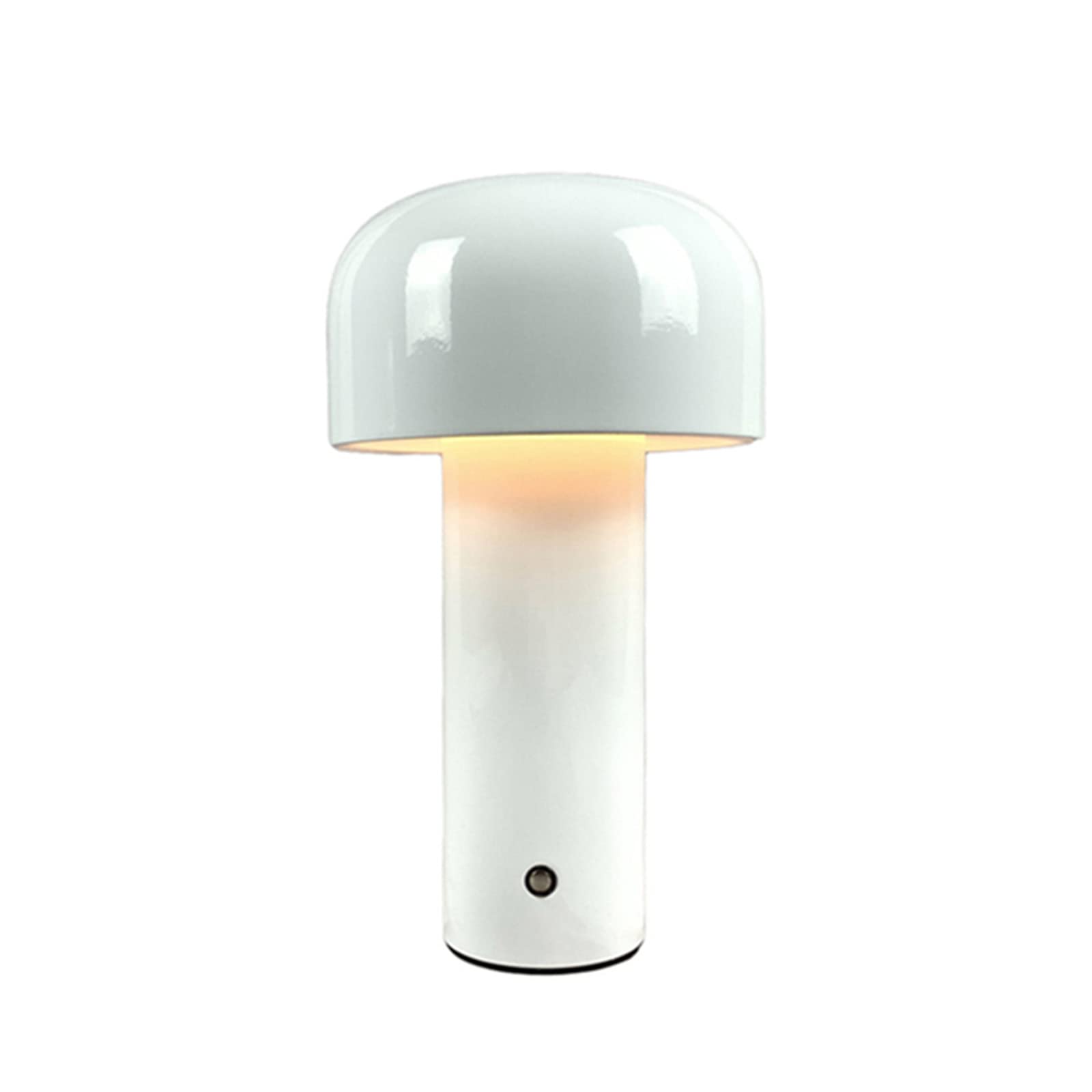 USB Rechargeable Touch Dimming Mushroom Night Light - Modern LED Bedside Lamp for Bedroom, Living Room, Bar & Restaurant | Portable Table Lamp with Adjustable Brightness - Perfect for Reading, Relaxing & Ambient Lighting