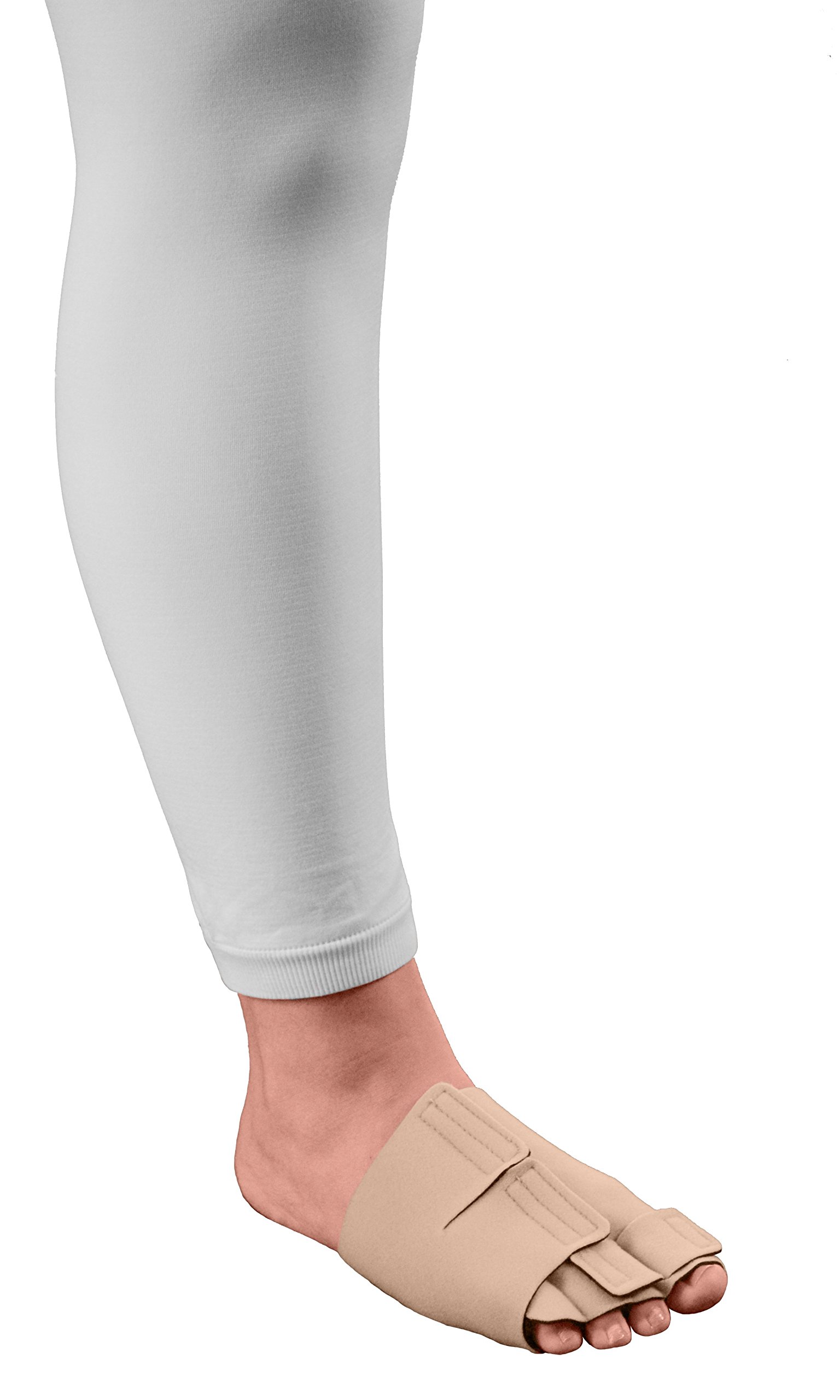 ReadyWrap Beige Toe Left Large Compression Wrap - Post-Surgery Support for Bunions, Hammertoes & Foot Pain - Perfect for Recovery, Sports & Daily Comfort