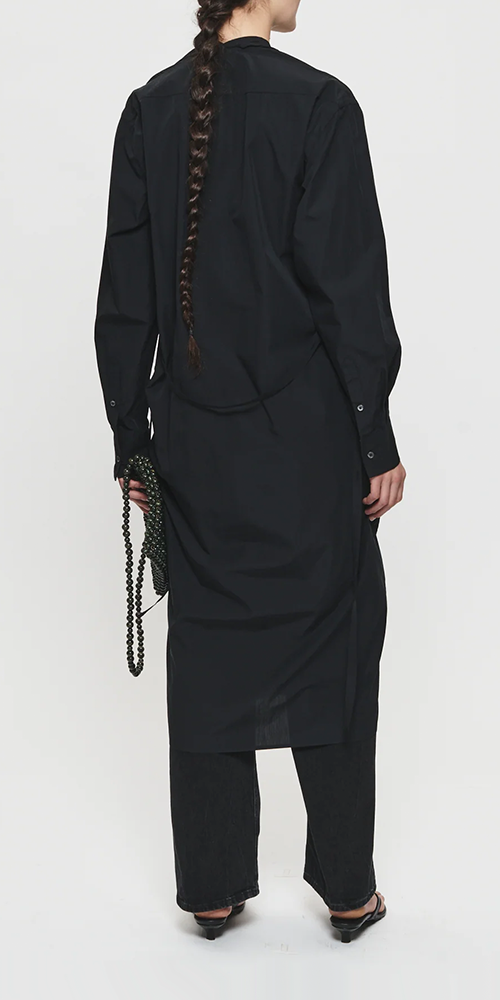 Colorless Shirtdress for Women - Elegant Black Button Down Shirt Dress | Perfect for Office, Casual Wear & Date Night Outfits