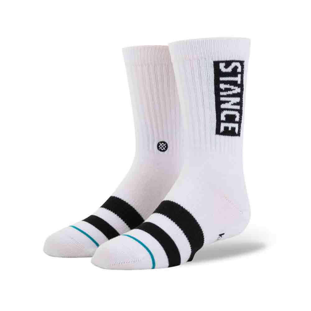 Stance Kids OG Crew Socks - Soft & Durable Cotton Socks for Boys & Girls - Perfect for School, Sports & Everyday Wear
