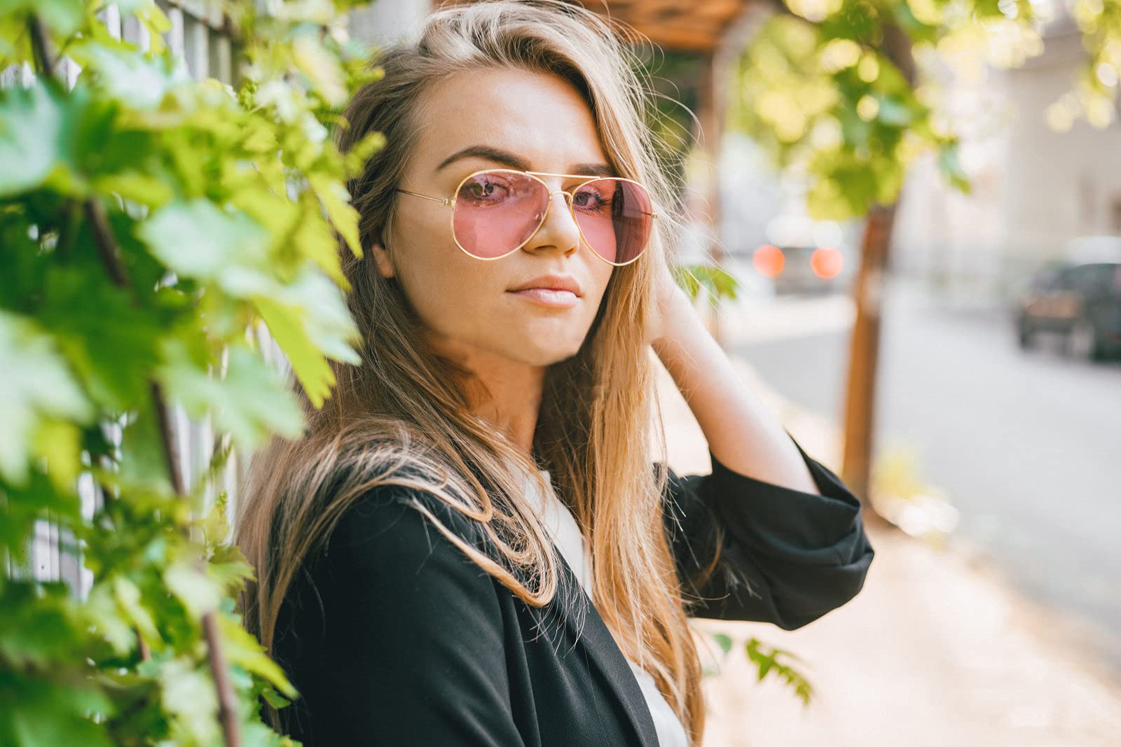 Outray Aviator Sunglasses for Men & Women - Polarized Night Vision Driving Glasses with UV400 Protection & Metal Frame - Perfect for Driving, Travel, and Outdoor Activities