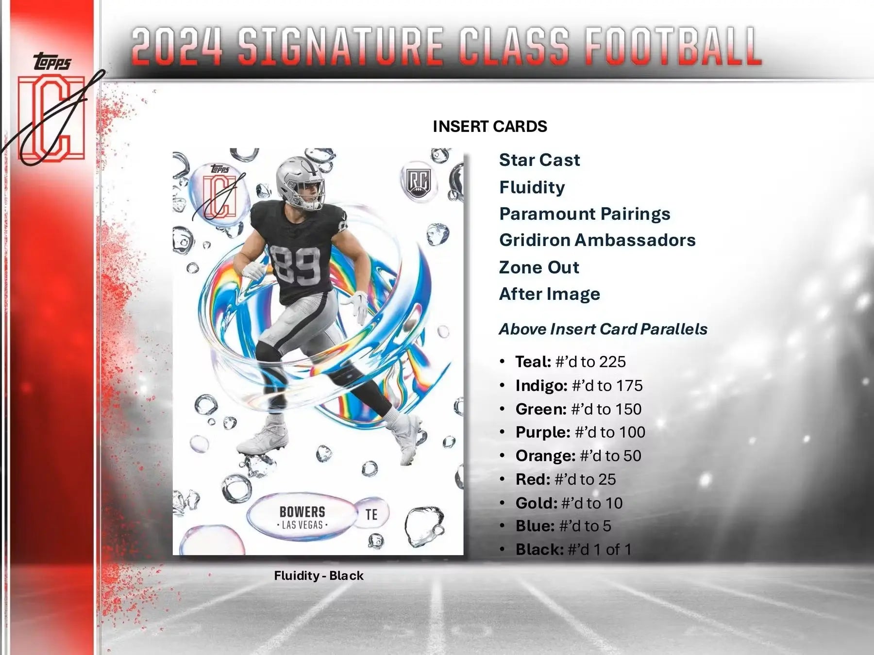 2024 Topps Signature Class Football Hobby Box - Authentic NFL Player Autographs & Collectible Trading Cards for Sports Fans & Memorabilia Collectors - Perfect for Gifts, Investments, and Fantasy Football Enthusiasts