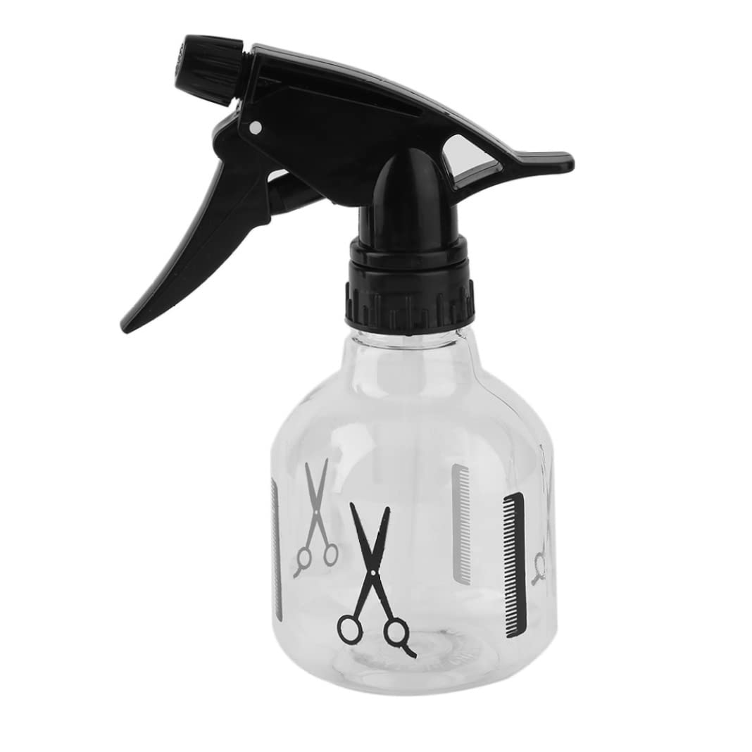 250ML Fine Mist Spray Bottle for Hair Styling - Empty Plastic Sprayer for Hairdressing, Barber & Art Use - Perfect for Salon, Home Styling & DIY Projects (1 Pack)
