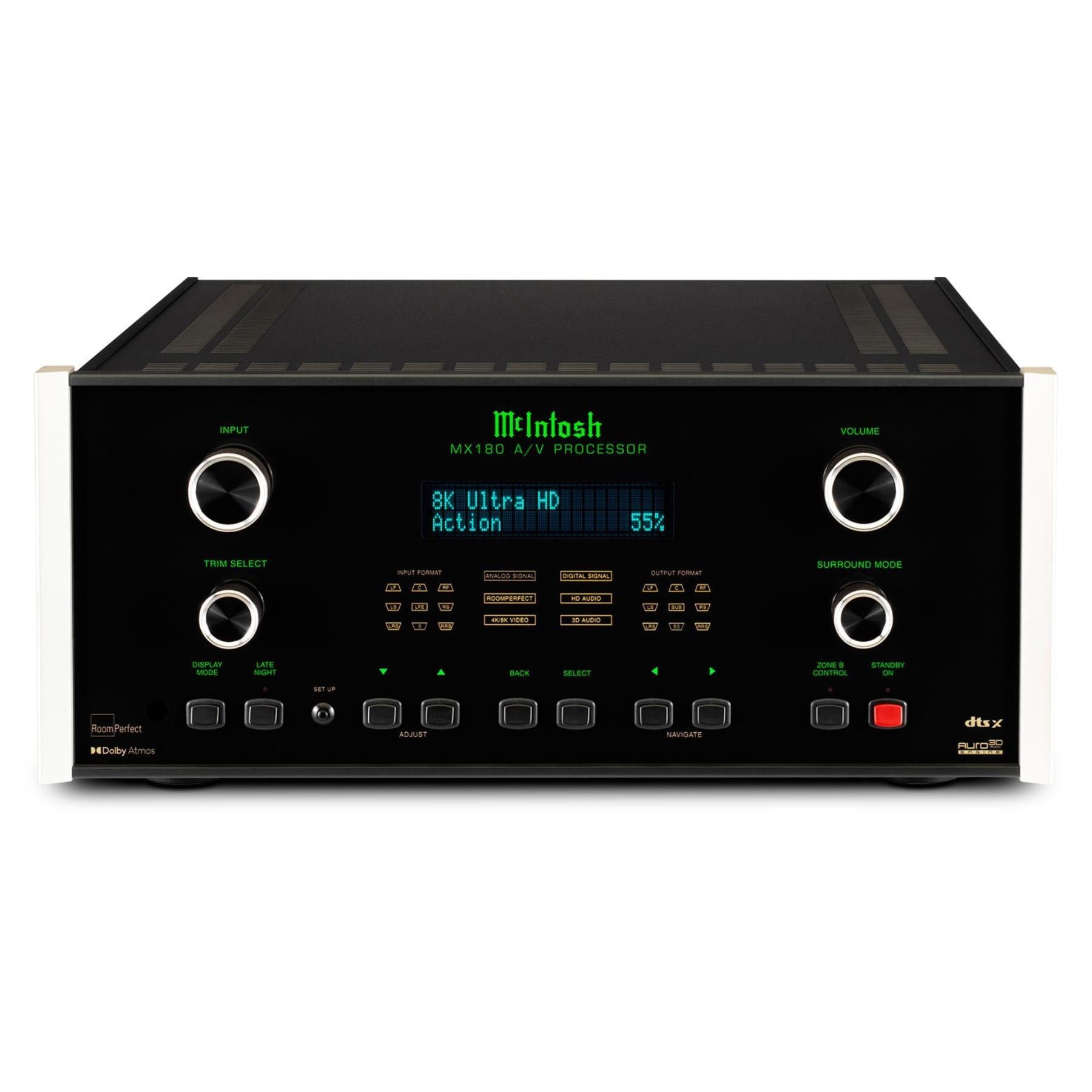 McIntosh MX180 8K Ultra HD AV Processor - Premium Home Theater Audio Video Receiver for Dolby Atmos & DTS:X - Perfect for Movie Nights & Gaming Setup