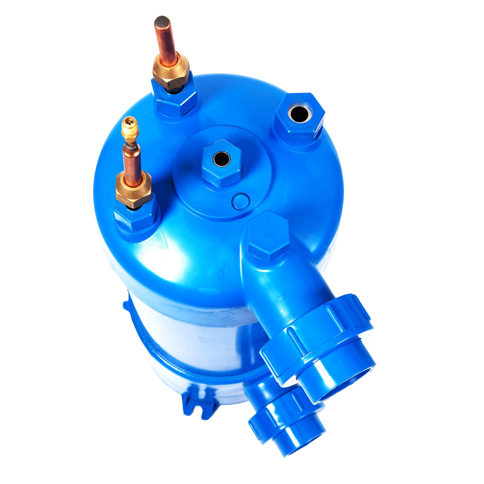 58 kBtu Titanium Pool Heat Exchanger with PVC Shell - Solar Spa Heating & Cooling System for Swimming Pools, Hot Tubs, and Inground Pools