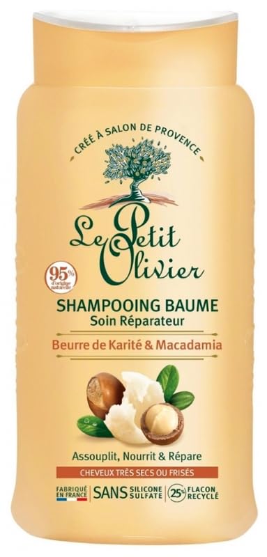 Shea Butter & Macadamia Shampoo Balm - 250ml Deep Moisturizing Hair Treatment for Dry, Damaged Hair - Perfect for Home & Salon Use