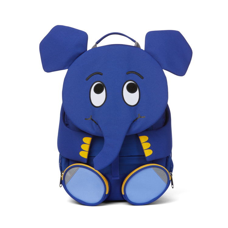 Affenzahn Large Friend Blue Elephant - Durable Kids Backpack for School, Travel & Outdoor Adventures | Lightweight & Ergonomic Design for Boys & Girls