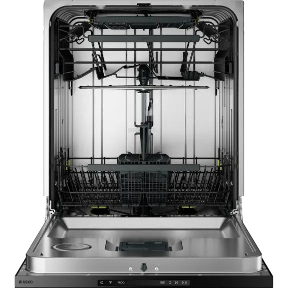 ASKO 60cm Built-In Dishwasher - Energy Efficient Black Steel Logic Series | Perfect for Modern Kitchens & Small Spaces