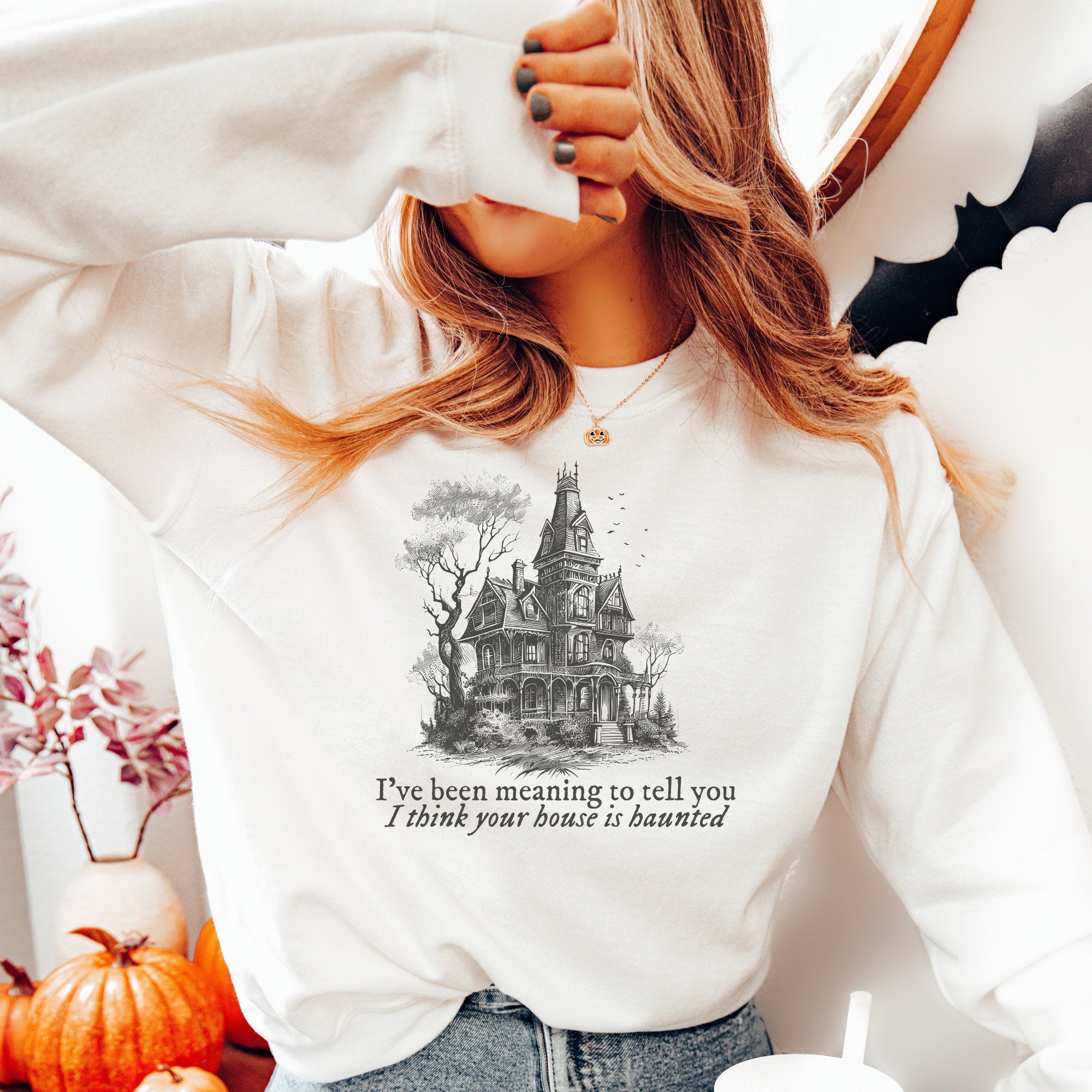 Taylor Swift Halloween Crewneck Sweatshirt | Folklore Era Merch | Swiftie Fan Shirt | Halloween Tee for Concerts & Costume Parties
