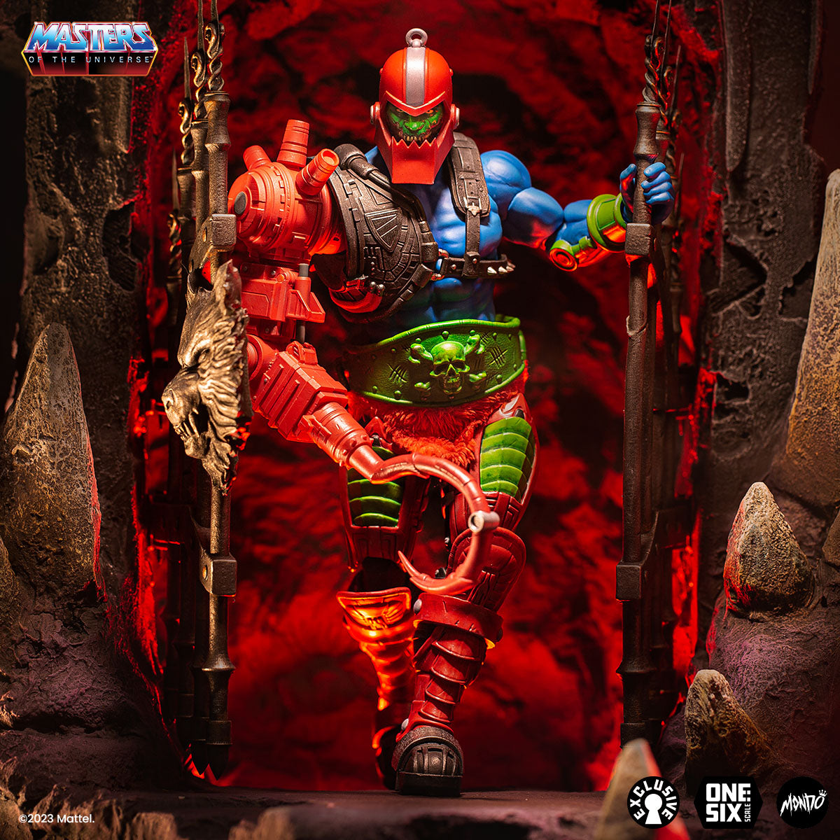 Masters of the Universe Trap Jaw 1/6 Scale Action Figure - Classic Variant Collectible Toy for Display & Play | Perfect for Fans, Collectors, and Home Decor