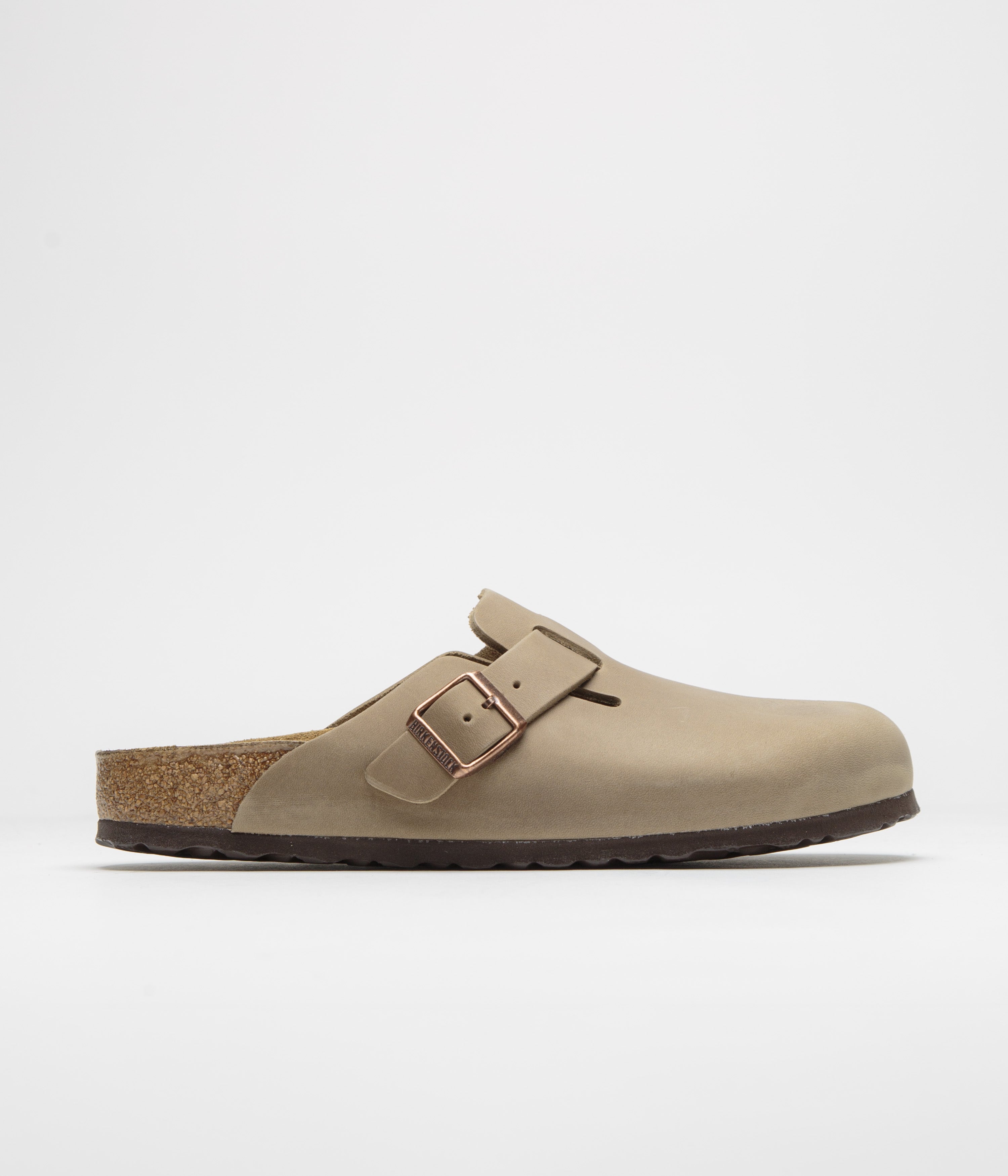 Birkenstock Boston Narrow Sandals for Men & Women - Comfortable Cork Footbed Clogs in Tobacco Brown | Perfect for Home, Office & Casual Wear