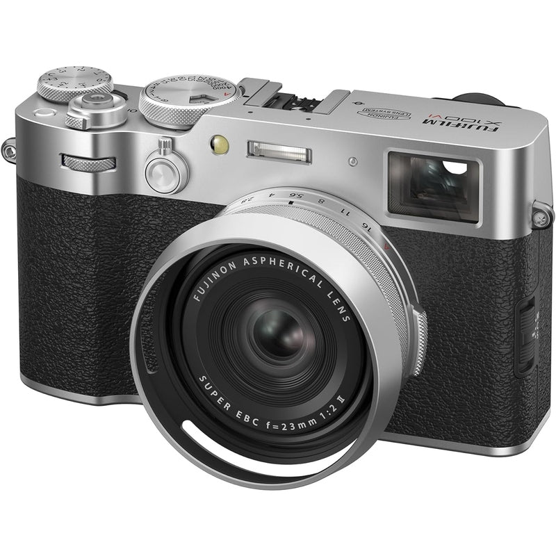 Fujifilm X100VI Digital Camera - 40.2MP APS-C Sensor, 23mm F2 Lens, 4K Video, Hybrid Viewfinder - Perfect for Street Photography, Travel & Vlogging