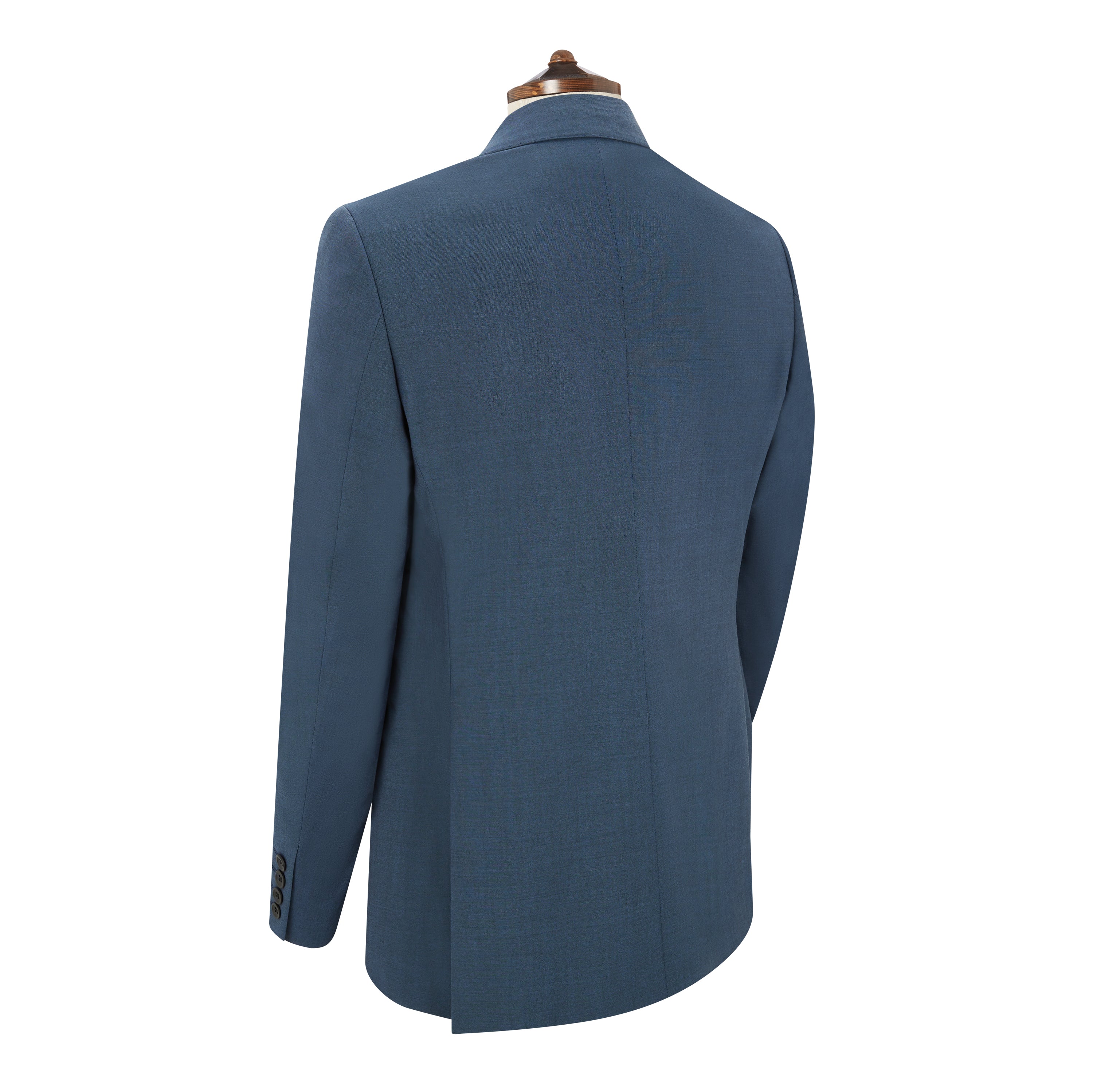 Kenwood Navy Blue Wool Mohair Suit for Men - Premium Business Formal Attire for Office, Weddings & Special Occasions