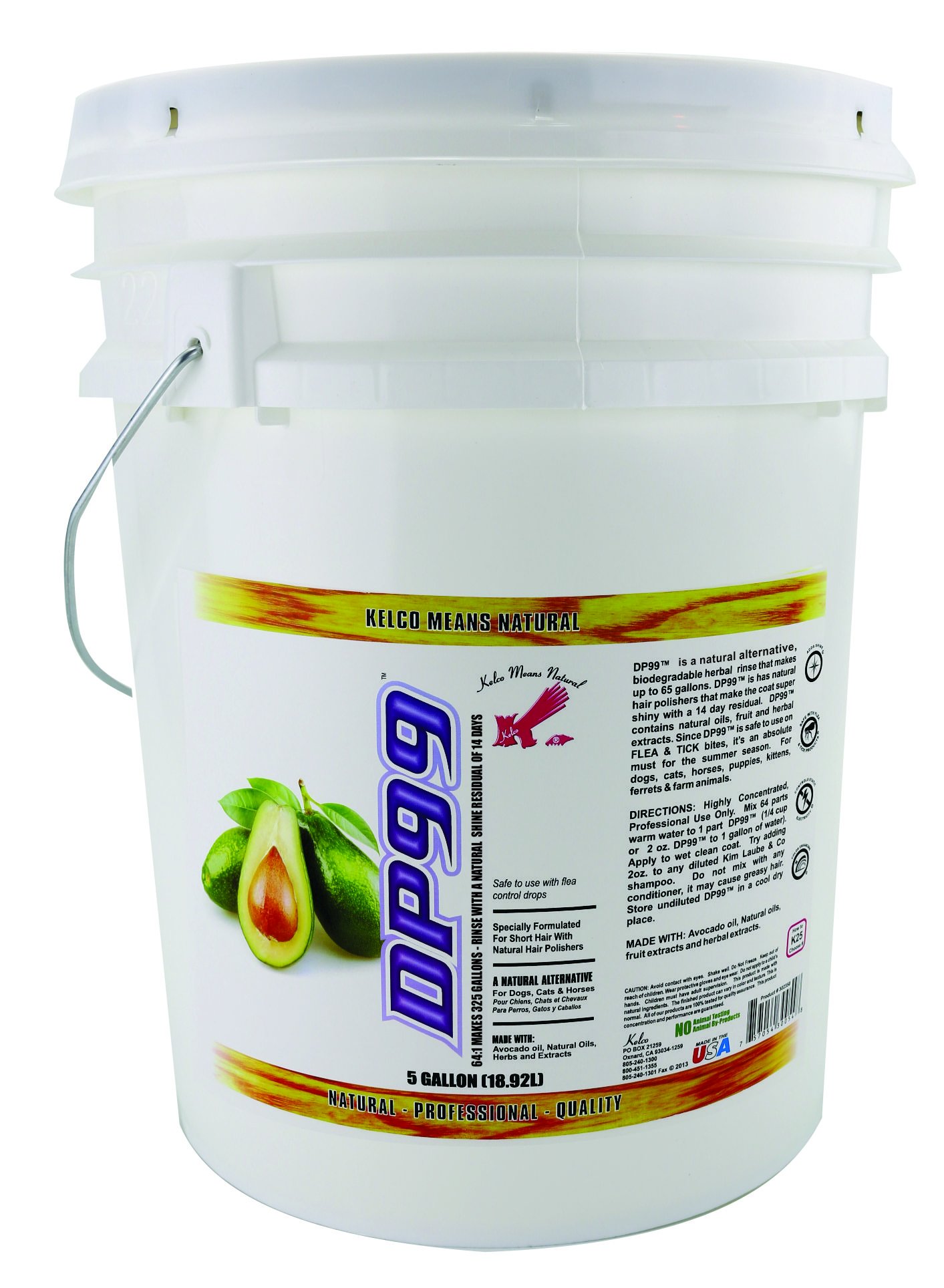 Kelco 64:1 DP:99 Professional Shampoo Concentrate - 5 Gallon Bulk Size for Salons, Car Washes & Commercial Cleaning | High Dilution Ratio Detergent for Deep Cleaning