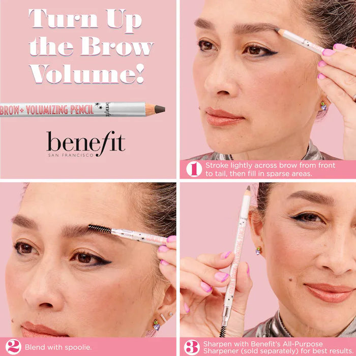 Benefit Cosmetics Gimme Brow+ Volumizing Fiber Gel & Precisely My Brow Pencil Duo - Eyebrow Makeup Kit for Full, Defined Brows - Perfect for Everyday Wear & Special Occasions