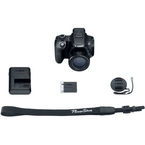 Canon PowerShot SX70 HS Digital Camera with 65x Optical Zoom, 4K Video & Wi-Fi - Perfect for Travel, Wildlife Photography and Vlogging