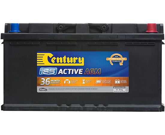 Century DIN75LH AGM Stop Start Battery - High-Performance Car Battery for Idle Stop Start Vehicles | Ideal for City Driving & Fuel Efficiency