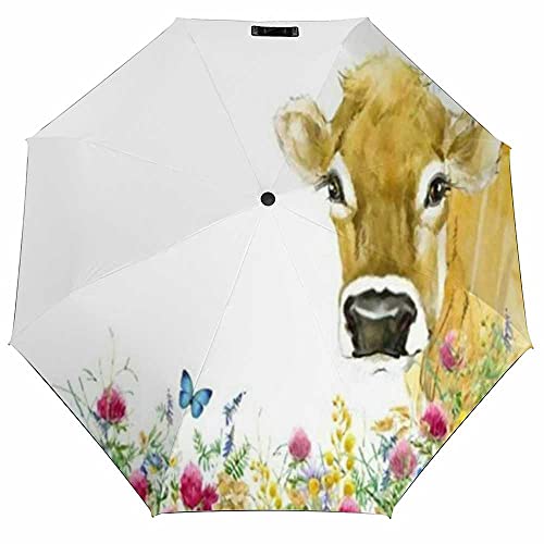 Cow Watercolor Illustration Cute