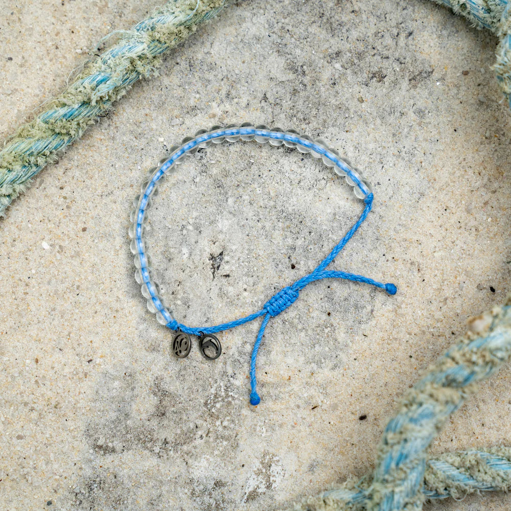 4Ocean August 2024 Limited Edition Dolphin Beaded Bracelet - Eco-Friendly Ocean Conservation Jewelry Gift for Women & Men | Perfect for Beach Vacations, Environmental Awareness Events & Daily Wear