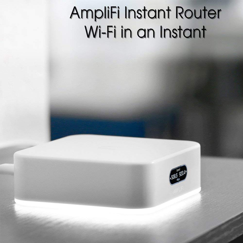 Amplifi Instant Home Mesh WiFi System Kit - AFI-INS (UK Version with UK Power Supply), White | Whole Home Coverage for Smart Devices, Gaming & Streaming