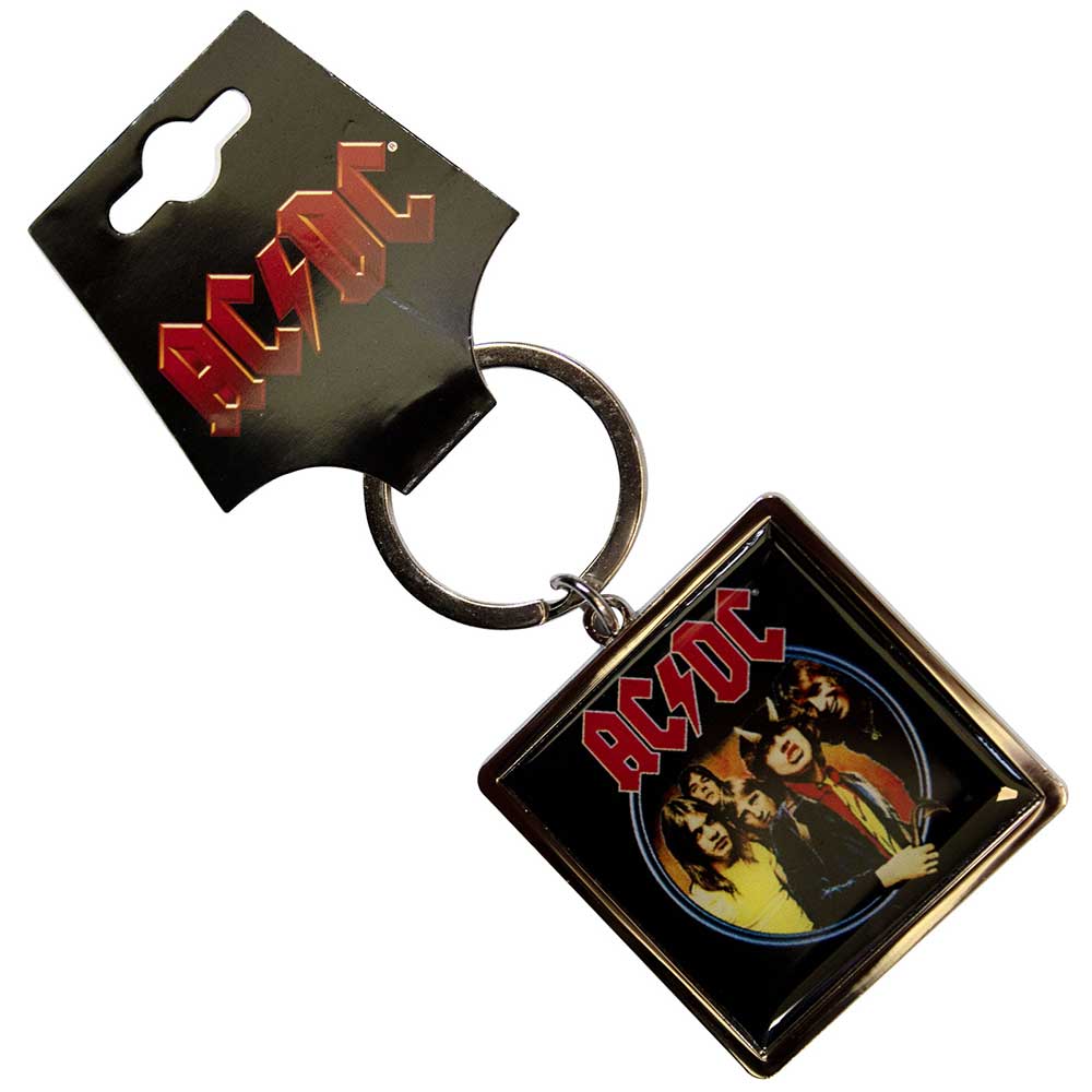 AC/DC Devil Angus Metal Keychain - Official Band Merchandise for Rock Music Fans - Perfect for Concerts, Gifts & Keyring Collections