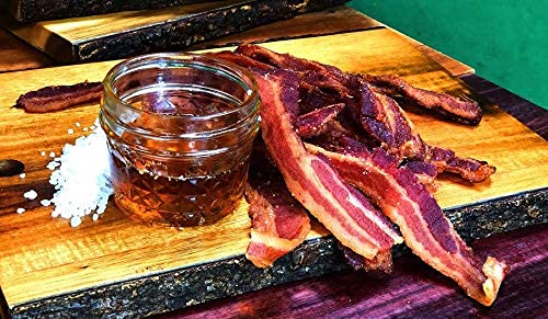Premium Carnivore Candy Bacon Jerky - Old Fashioned Maple Flavor, 2 Oz (1 Pack) | High-Protein Snack for Keto, Paleo & Low-Carb Diets | Perfect for Hiking, Camping & On-the-Go Nutrition