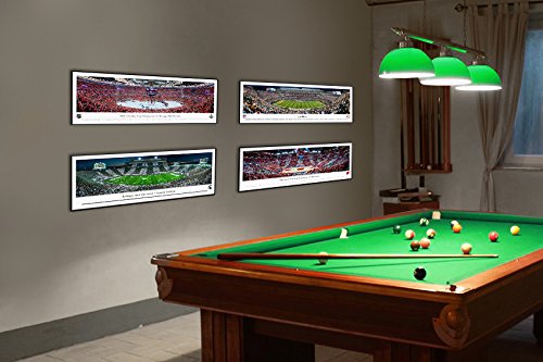 Michigan Football Under The Lights Panoramic Poster & Framed Picture - Blakeway Panoramas Wall Art for Game Room, Sports Bar & Man Cave Decor