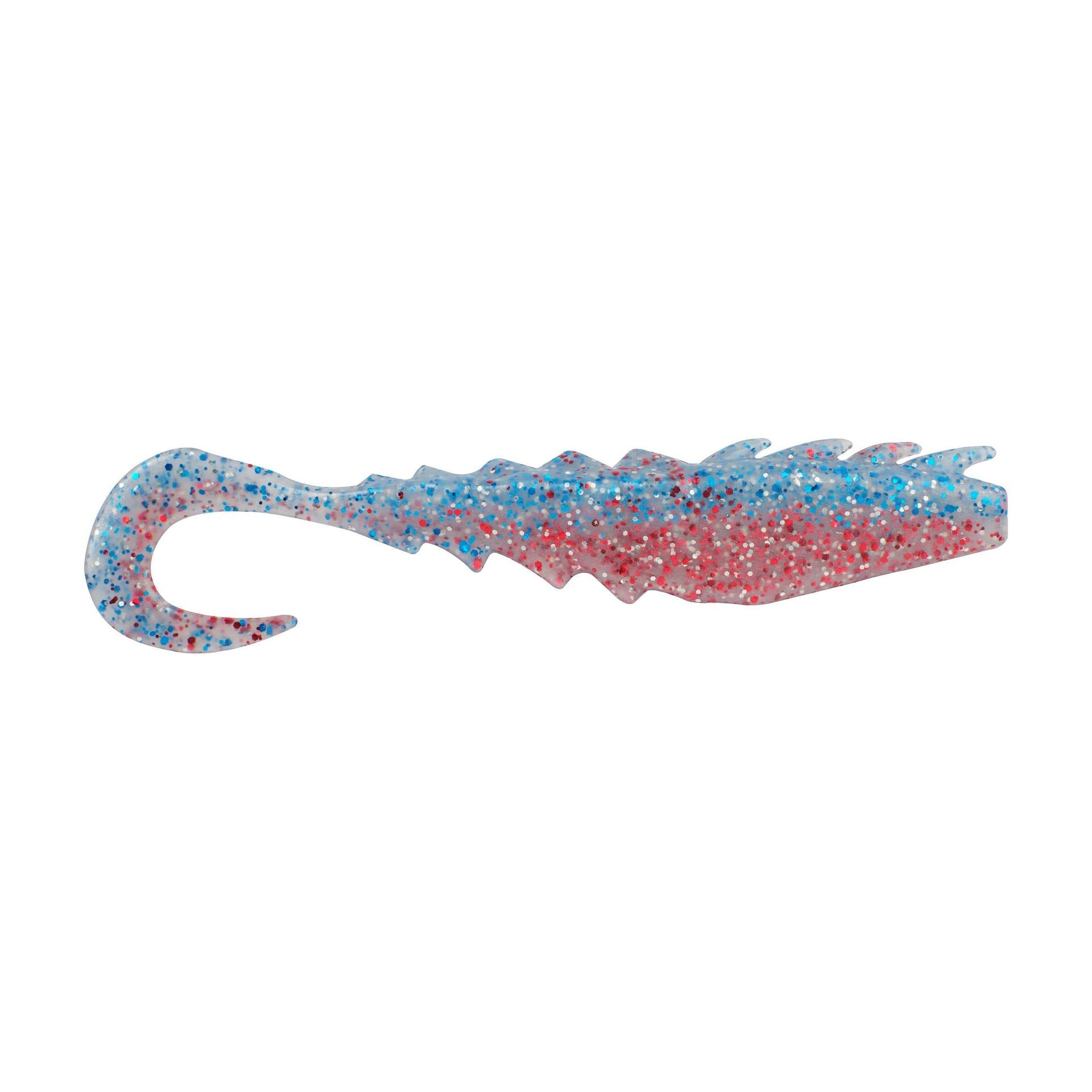 Berkley Gulp! Saltwater Nemesis Prawn Curl Tail Soft Fishing Baits - Perfect for Saltwater Fishing, Surf Casting, and Inshore Angling